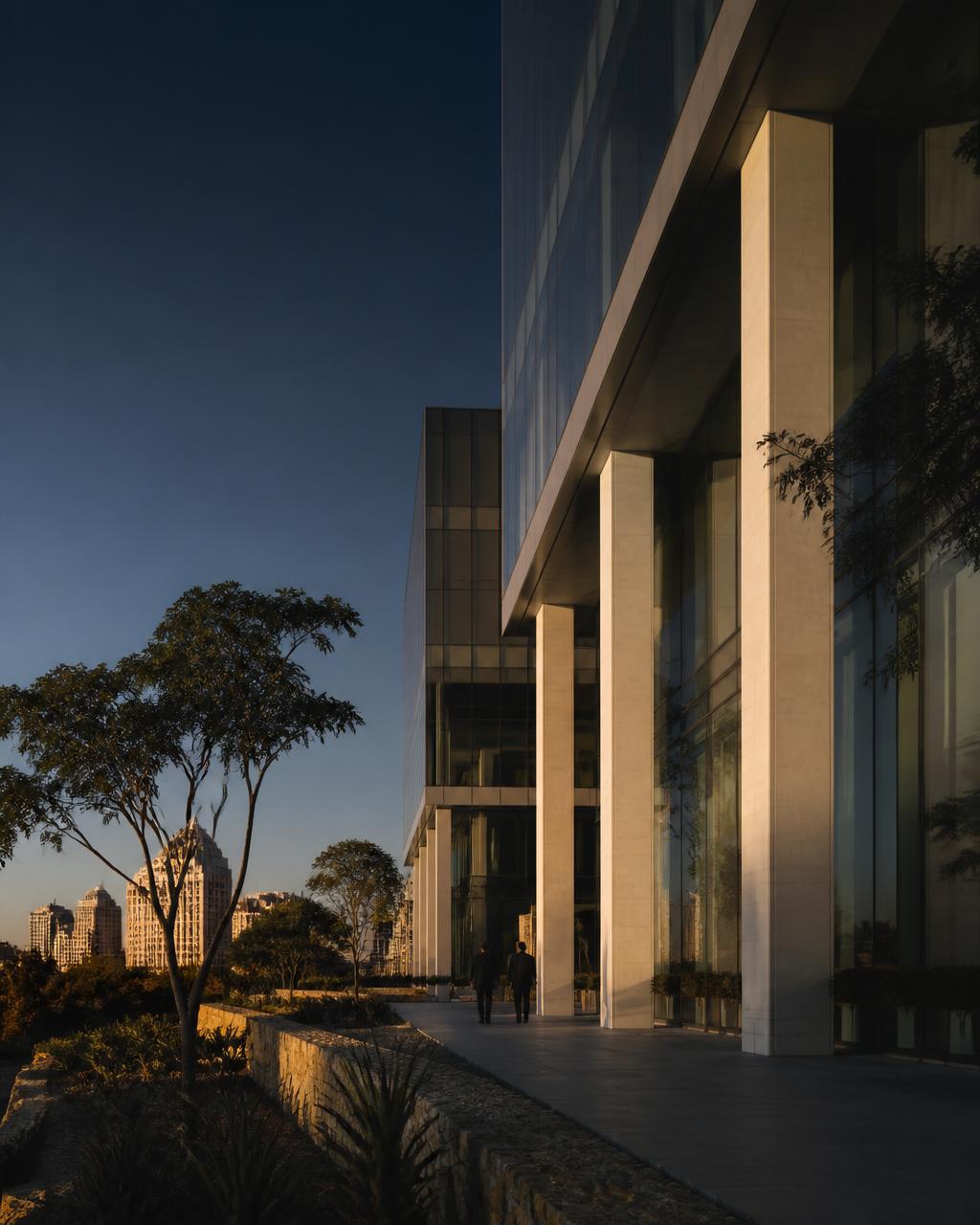 Modern corporate offices in Johannesburg